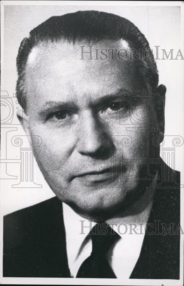 1954 Press Photo German Politician Peter Pfeiffer. UN Observer. - Historic Images