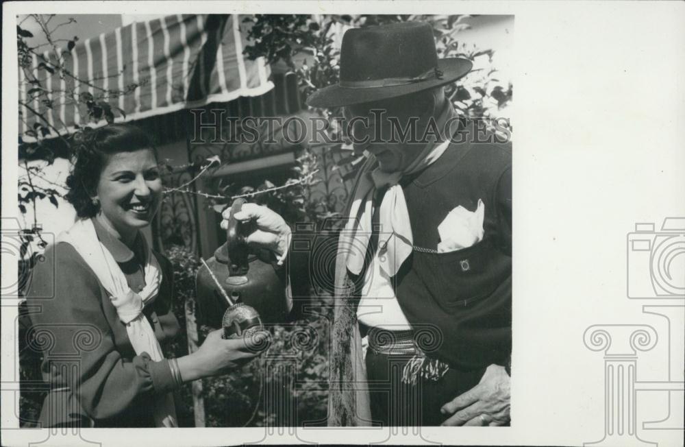 Press Photo Criollo People of Argentina. - Historic Images