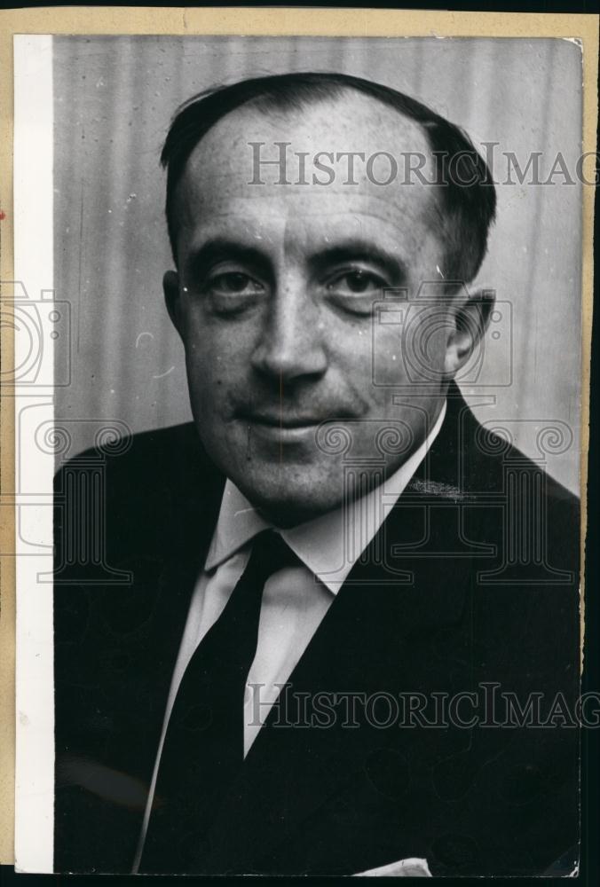 1962 Press Photo German Politician Werner Dollinger. - Historic Images
