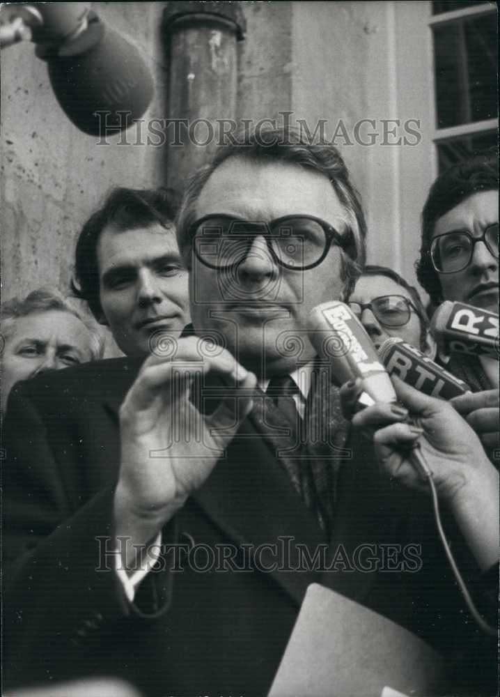 1979 Press Photo Mr Pierre Mauroy, President of french socialists - Historic Images