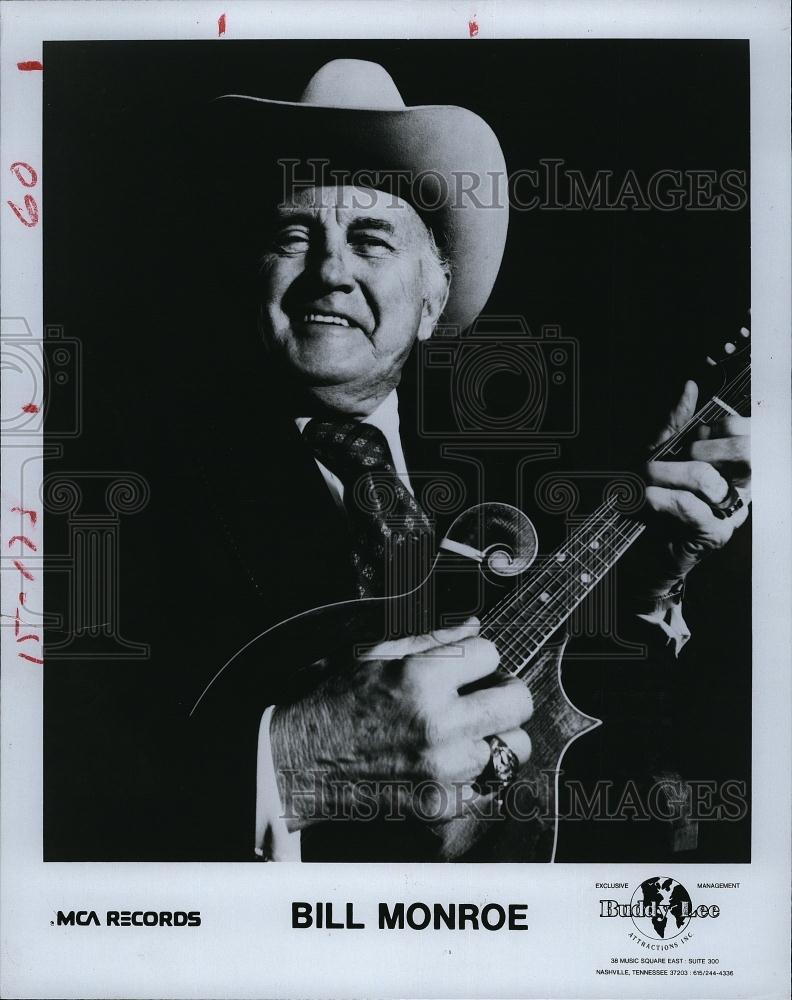 1964 Press Photo Singer Bill Monroe - RSL70453 - Historic Images