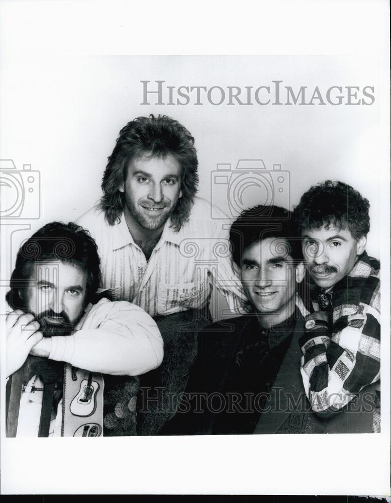 1989 Press Photo Oak Ridge Boys Country Singers Joe Bonsall Duane Allen - Historic Images