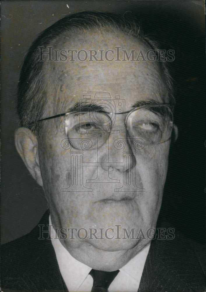 1971 Press Photo Mr Pasteur Westphal, French politician - Historic Images