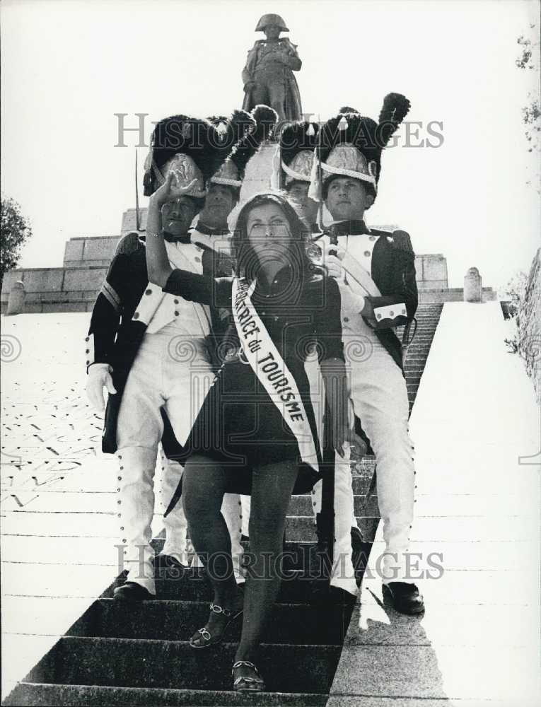 1969 Press Photo Christine Bruni is "Miss France Tourisim" - Historic Images