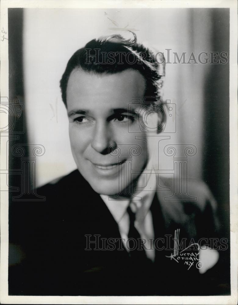 1949 Press Photo Everett Marshall sing lead role The Student Prince - RSL51313 - Historic Images