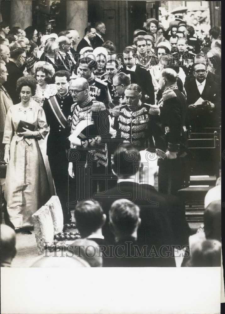 1966 Press Photo Queen Anne-Marie King Constantine of Greece Wedding Princess - Historic Images