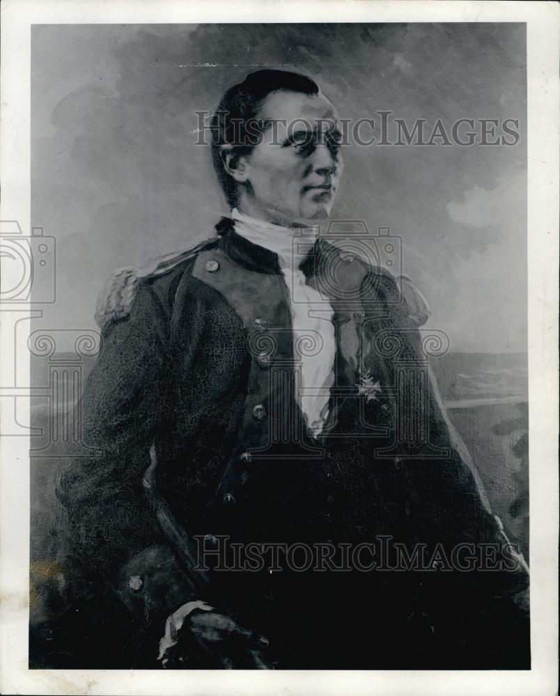 1947 Press Photo Scottish Sailor John Paul Jones Portrait by Cecelia Beaux - Historic Images