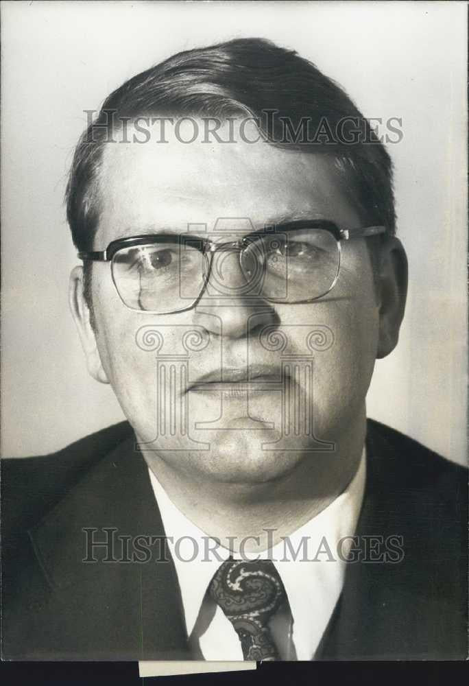 1973 Press Photo Mr Andre Nutte, Minister of Work in France - Historic Images