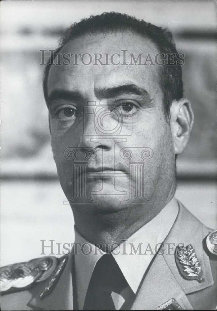 1950 Press Photo General Luis Rangel Burgouin of Venezuela - Historic Images