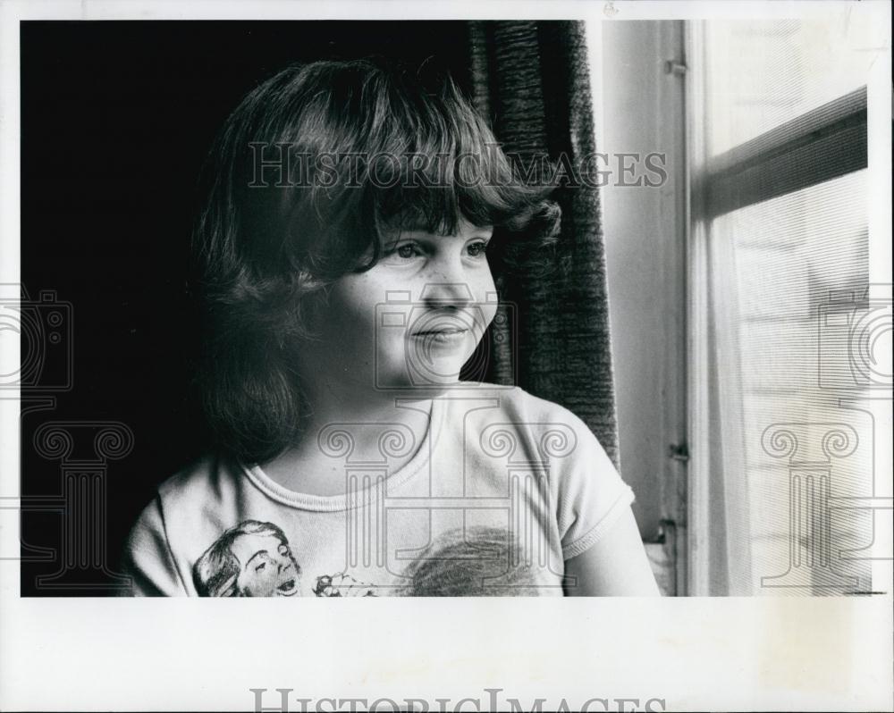 1978 Press Photo Melissa Oretado learned Morse code from her father &amp; Brownies - Historic Images