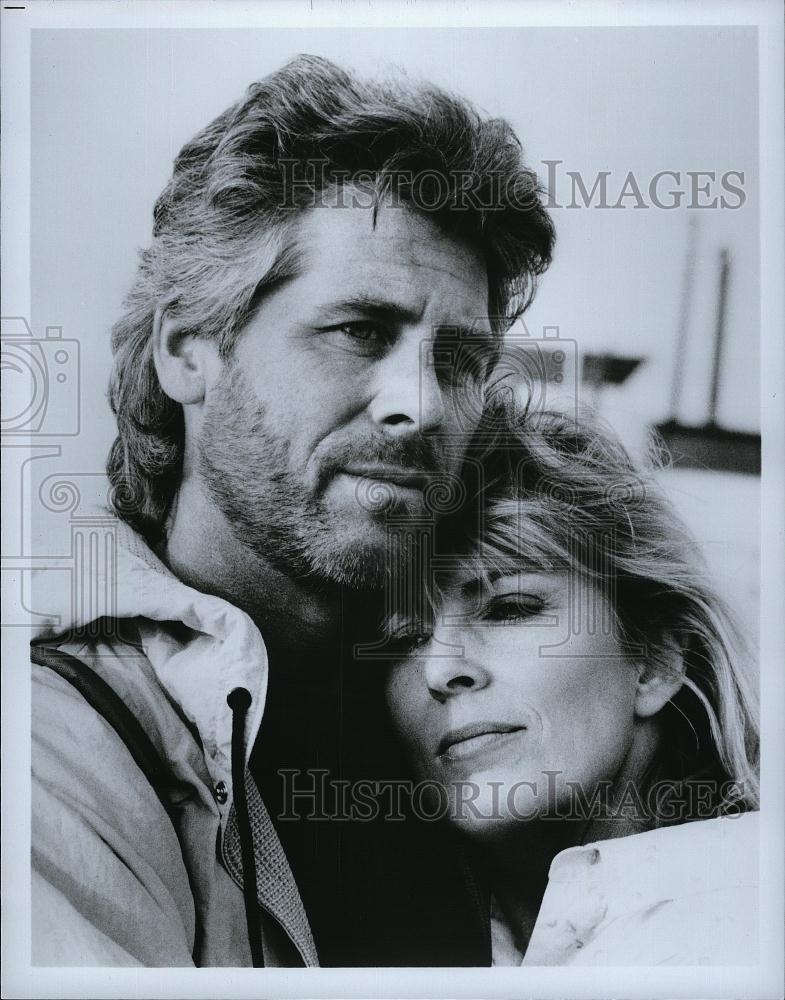 1986 Press Photo Barry Bostwick, Joanna Cassidy - RSL51113 - Historic Images