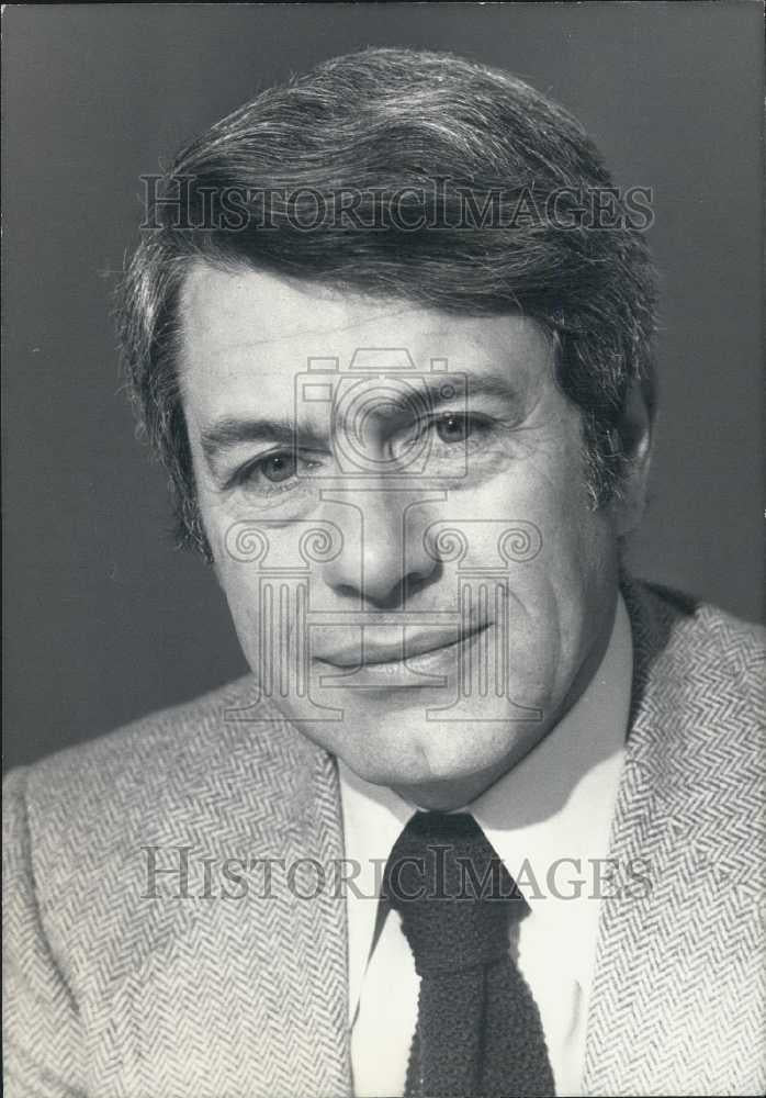 1978 Press Photo Roger Gicquel,television host in France - Historic Images