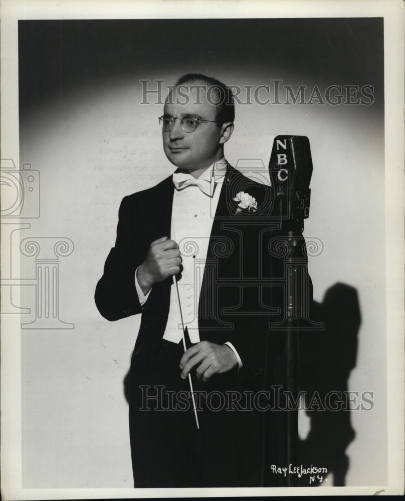 1937 Press Photo Harry Salter, Conductor of Your Hit Parade Orchestra - Historic Images