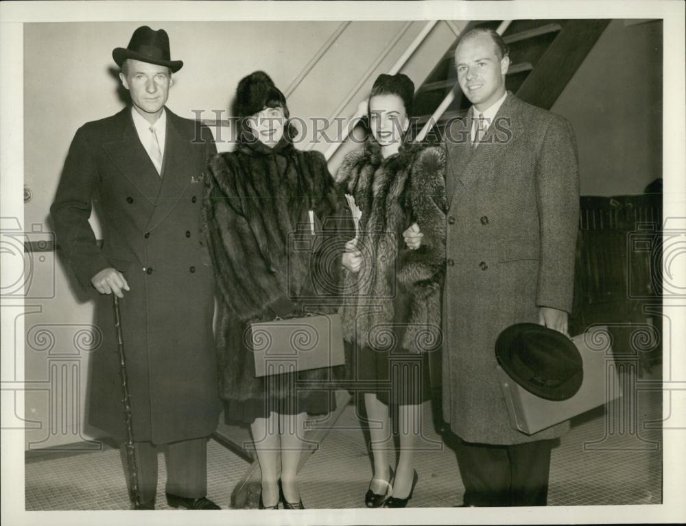 1940 Press Photo Anthony Biddle Wife Princess Prince Alexander Hohenlohe - Historic Images