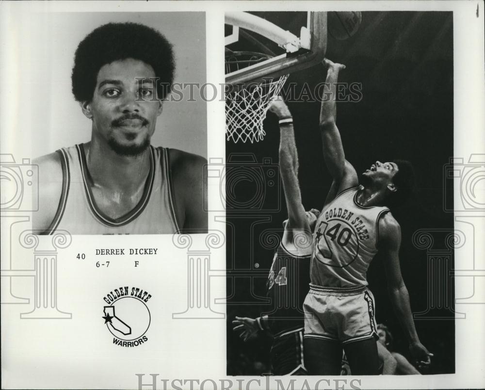 Press Photo Golden State Warriors Basketball Derrek Dickey - RSL76709 - Historic Images