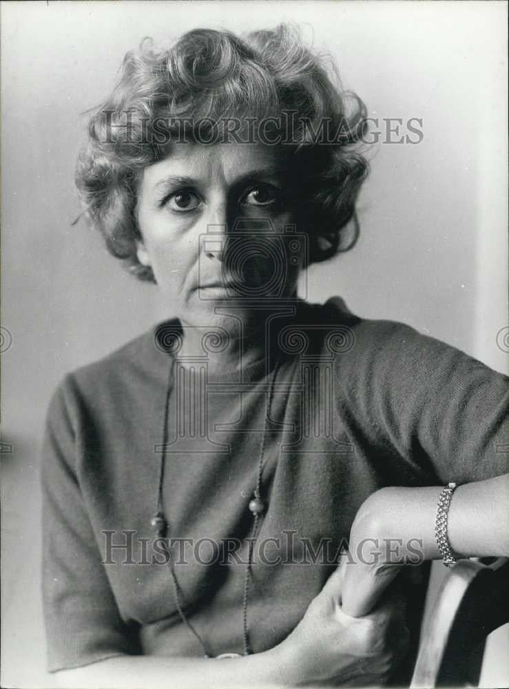 Press Photo Christine De Rivoyre, French Author - Historic Images