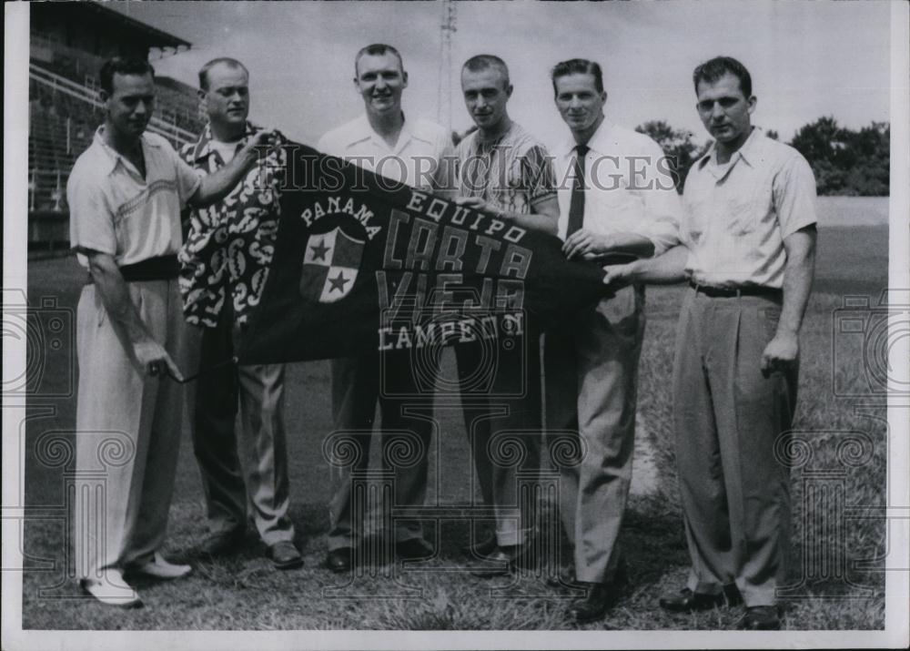 1952 Press Photo Yankees Dale Lynch, Misel Patrick, Bill Hockenbury, Billy Shant - Historic Images