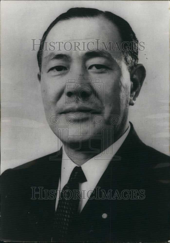 1972 Press Photo Kakuei Tanaka Minister of Commerce and Industry Japan - Historic Images