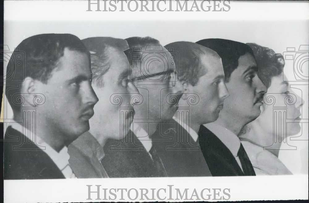 Press Photo Magad, Constantin, Ducasse, Prevost, Boudou Arrested - Historic Images