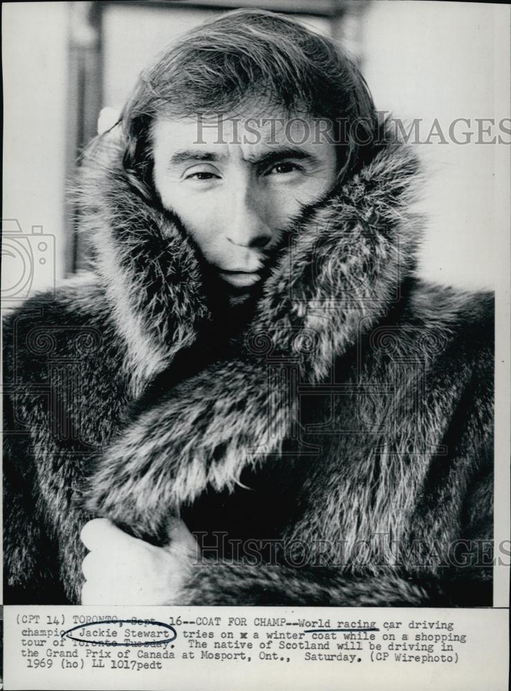 1969 Press Photo World Racing Car driver champion Jackie Stewart - RSL55849 - Historic Images