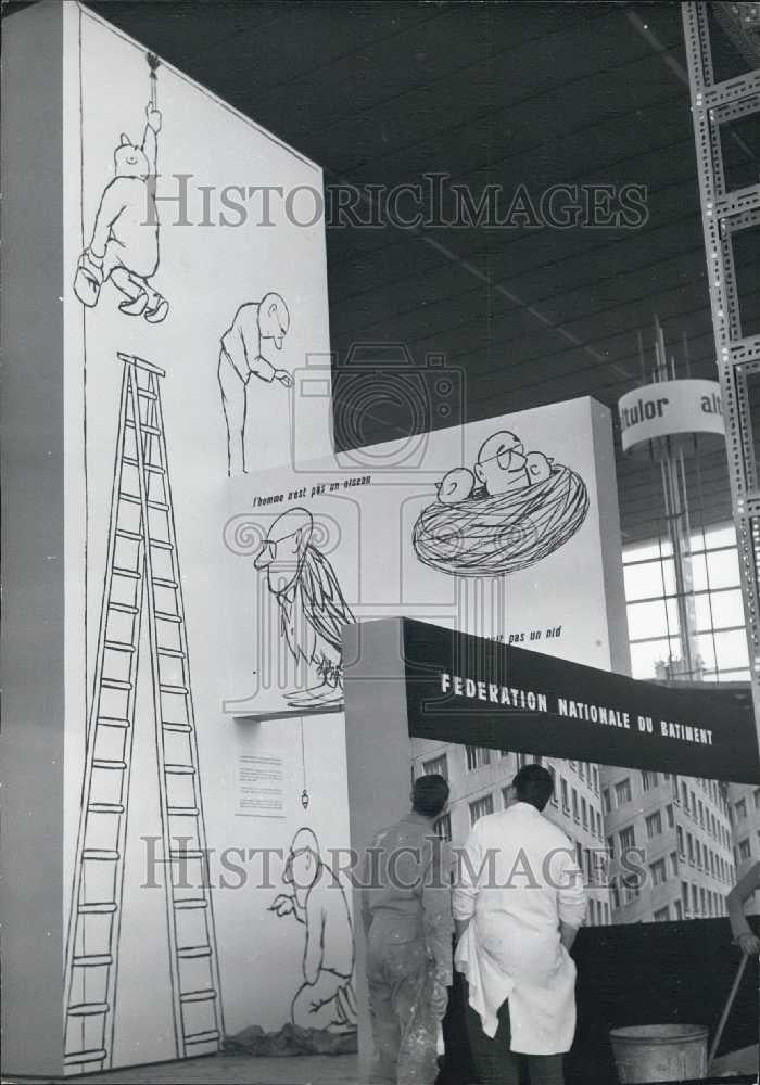 1961 Press Photo Art museum construction in Versailles - Historic Images