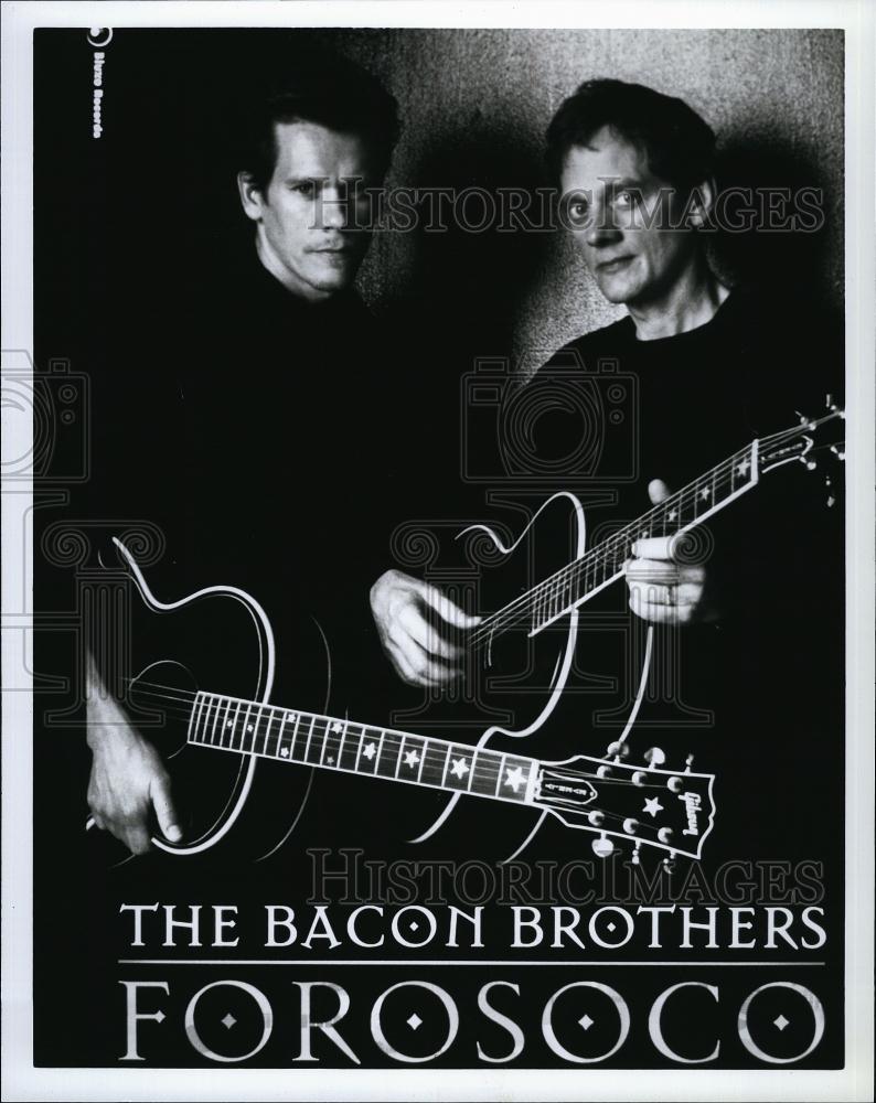 Press Photo The Bacon Brothers, Forosoco, Kevin Bacon, Michael Bacon - RSL50699 - Historic Images