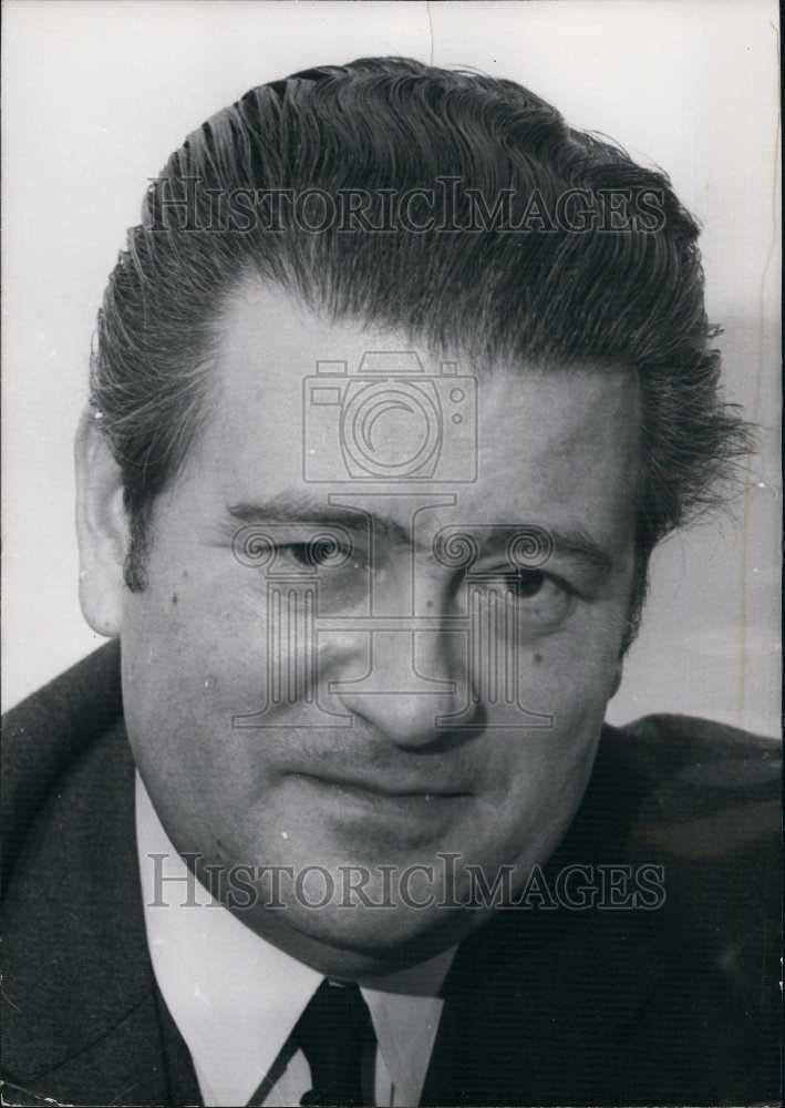 1970 Press Photo Mr Denis Baudouin, chief of press in Paris - Historic Images