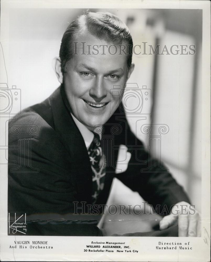 Press Photo Vaughn Monroe and his Orchestra - RSL70433 - Historic Images