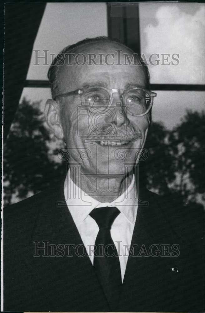1962 Press Photo Professor Auger Director European Space Research Organization - Historic Images