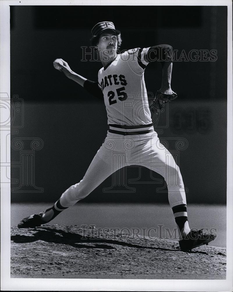 1976 Press Photo Bruce Kison, Pittsburgh Pirates - RSL75285 - Historic Images