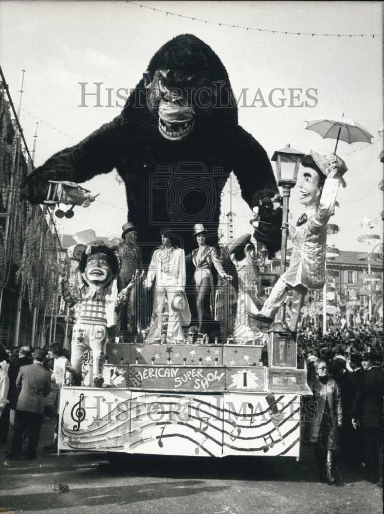Press Photo "King Kong" at the Carnival of Nice - Historic Images
