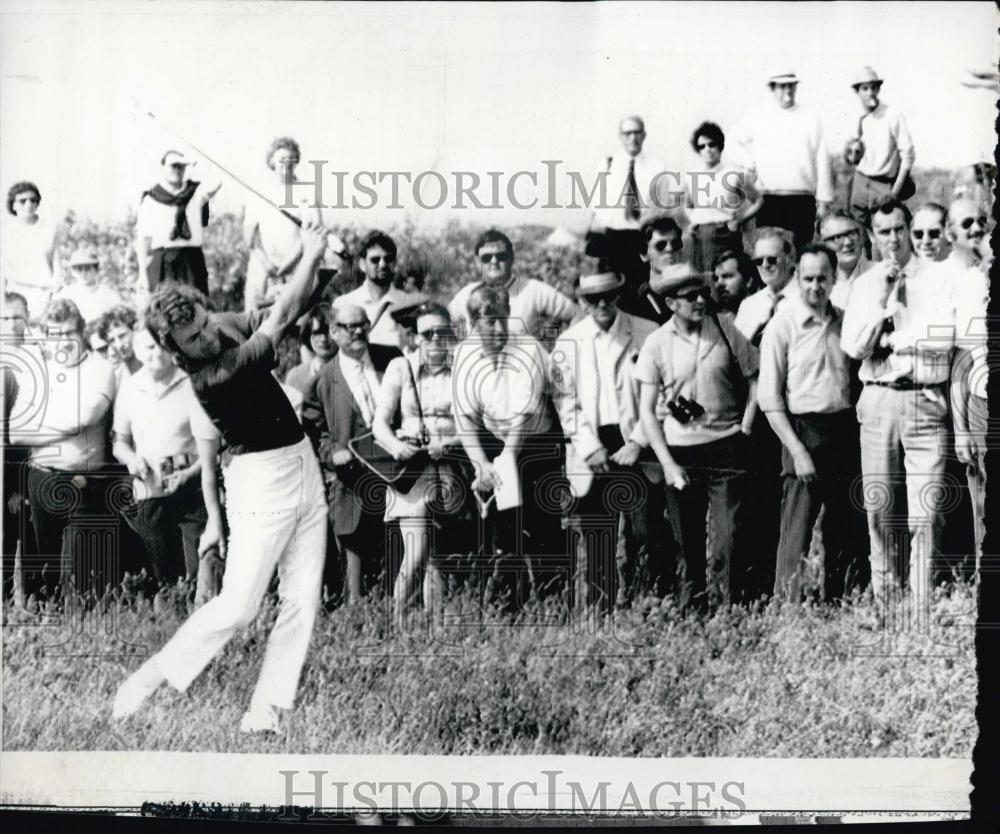 1971 Press Photo Golfer Tony Jacklin During Round Of British Open - RSL53587 - Historic Images