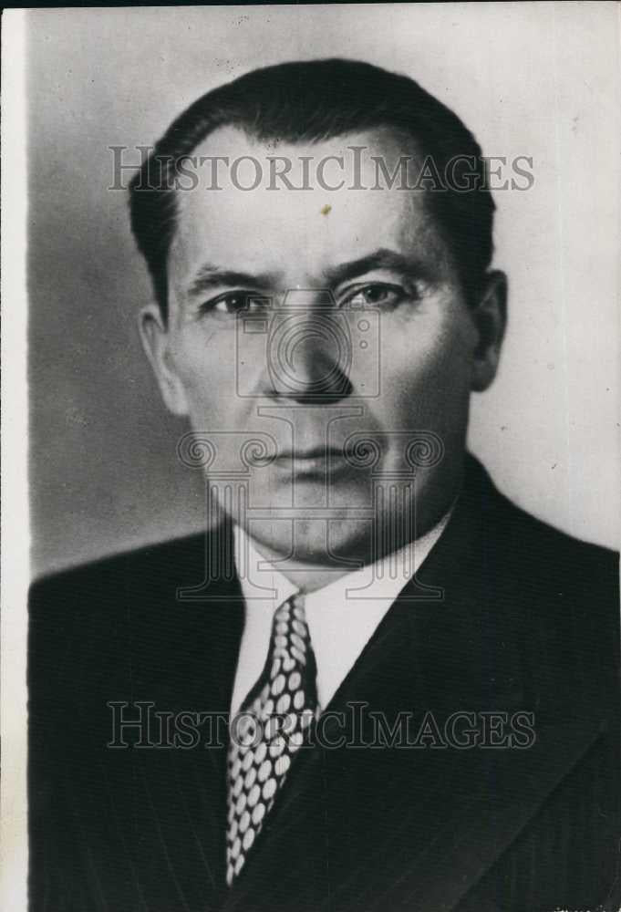 1953 Press Photo Mr Babourov,member of Russian presidium - Historic Images