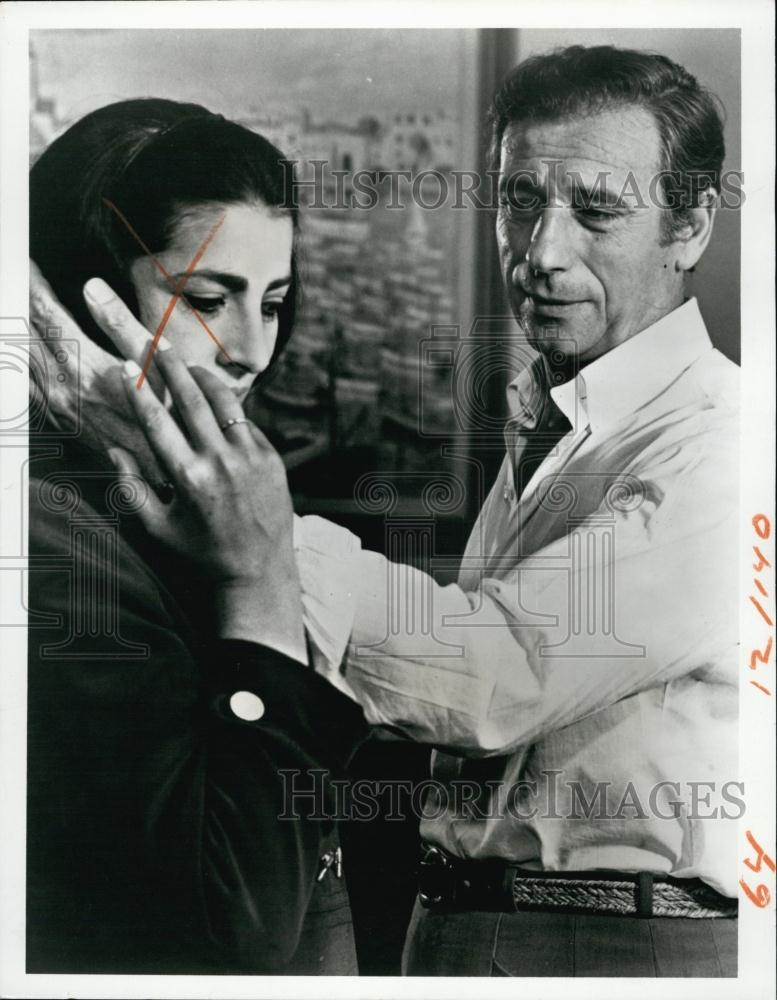 1974 Press Photo Irene Papas, Yves Montand &quot;Z&quot; - RSL70415 - Historic Images