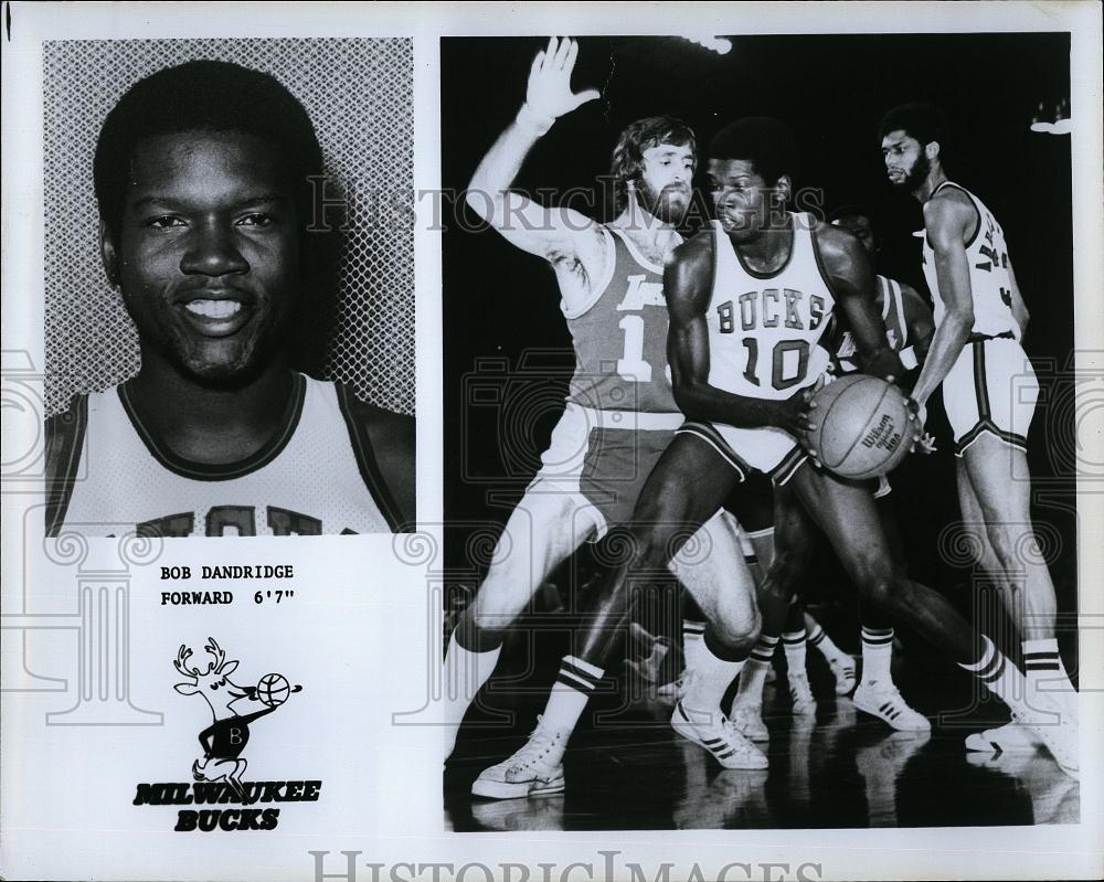 Press Photo Milwaukee Bucks forward, Bob Dandridge - RSL75049 - Historic Images