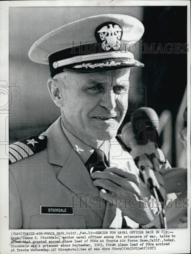 1973 Press Photo Captain James B Stockdale - RSL57401 - Historic Images