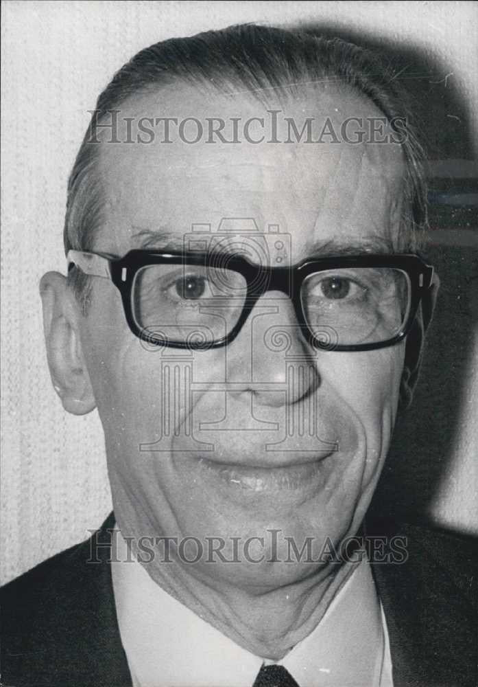 Press Photo Francois Goguel, a Member of the Constitutional Council - Historic Images