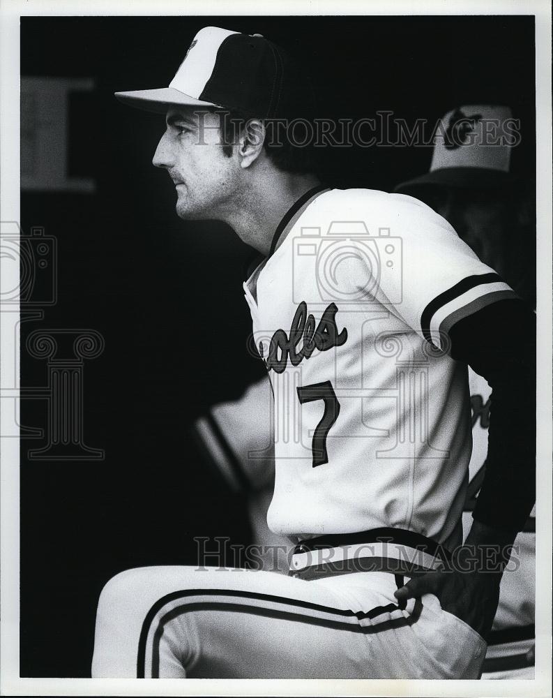 1981 Press Photo Mark Belanger Of The Baltimore Orioles - RSL75907 - Historic Images