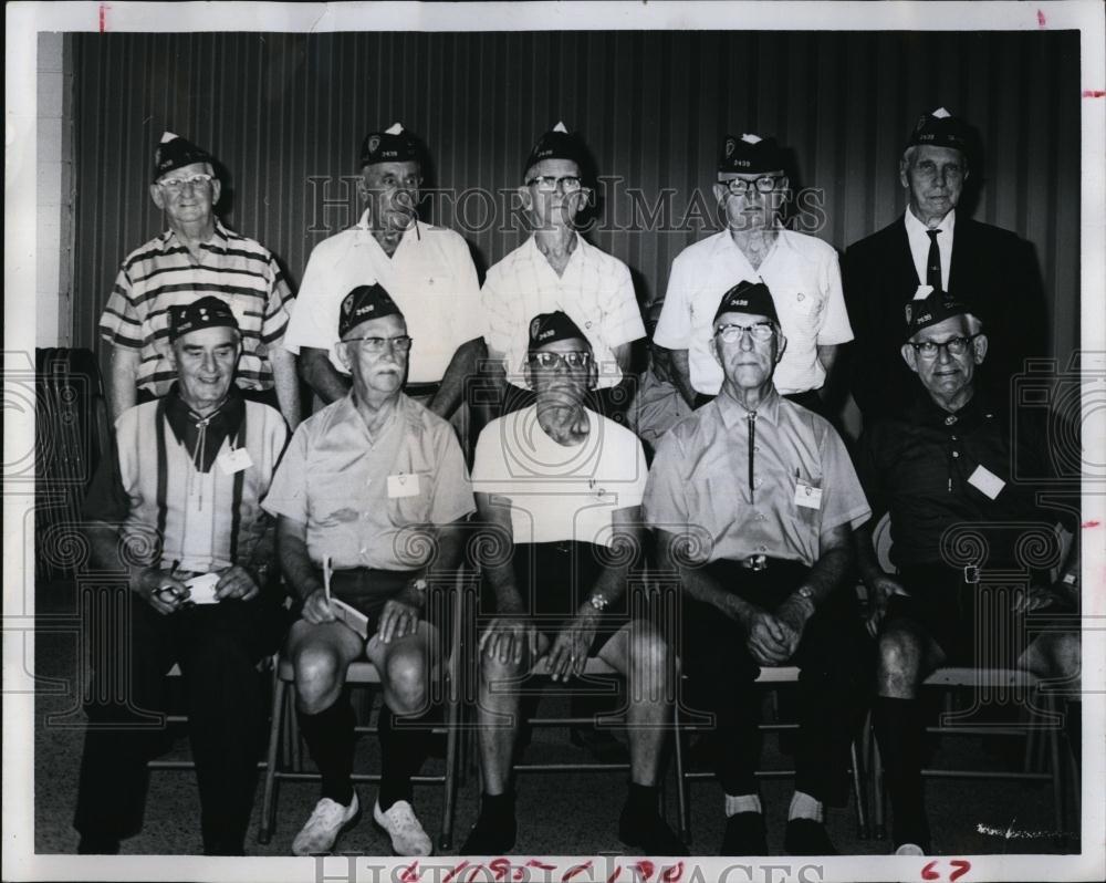 1972 Press Photo Veterans of World War 1 Bill Lock, Harry Rice Edward J - Historic Images