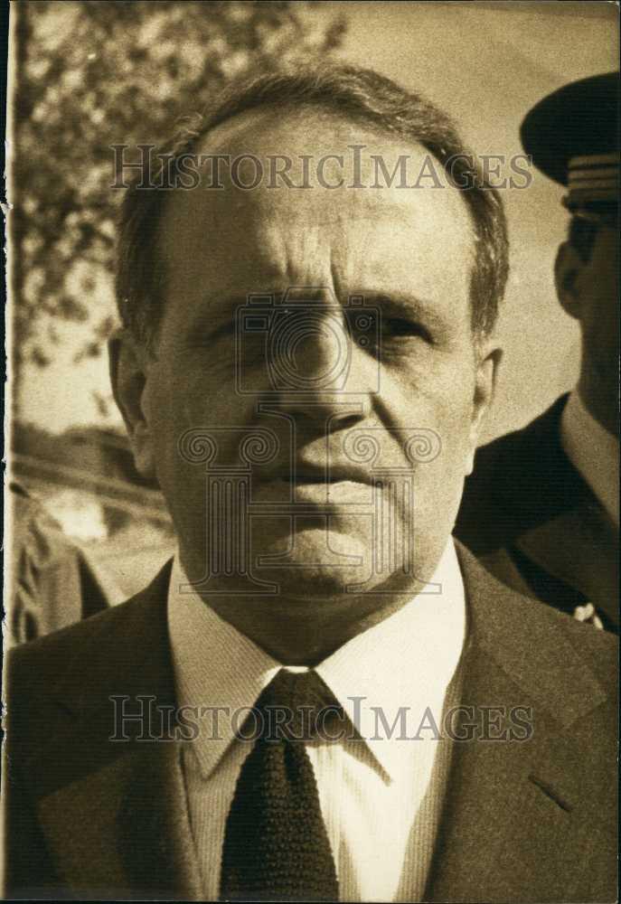 1980 Press Photo Mr Joel le Theule, Defense Minister of France - Historic Images