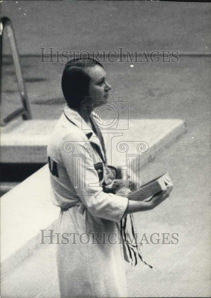 1968 Press Photo Australian swimmer Mac Clements wins 100 M butterfly - Historic Images