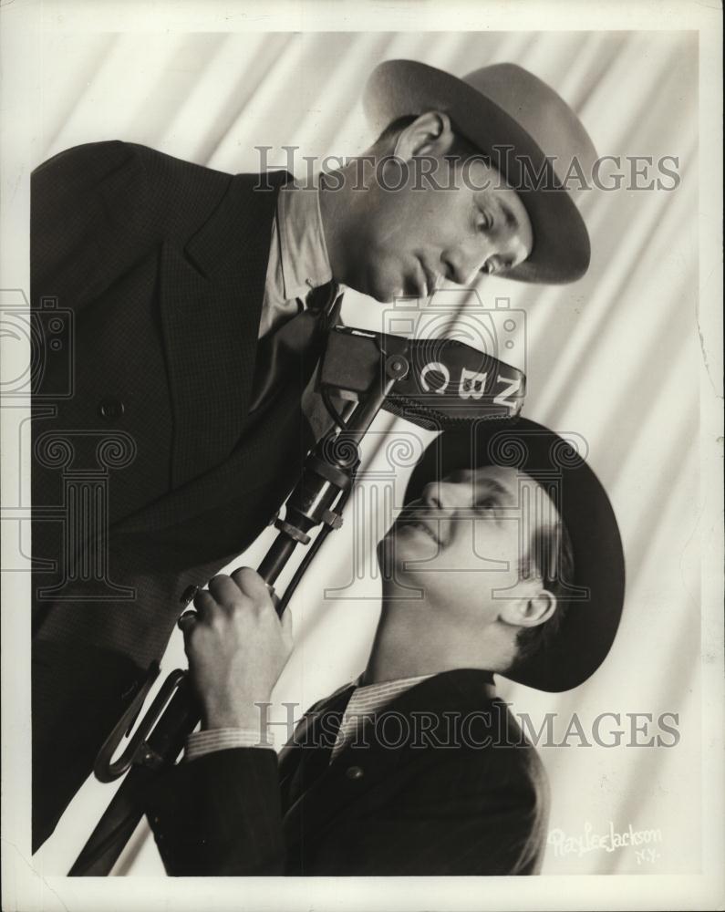 1937 Press Photo Pat Padgett and Pic Malone from Molasses N January - RSL49283 - Historic Images