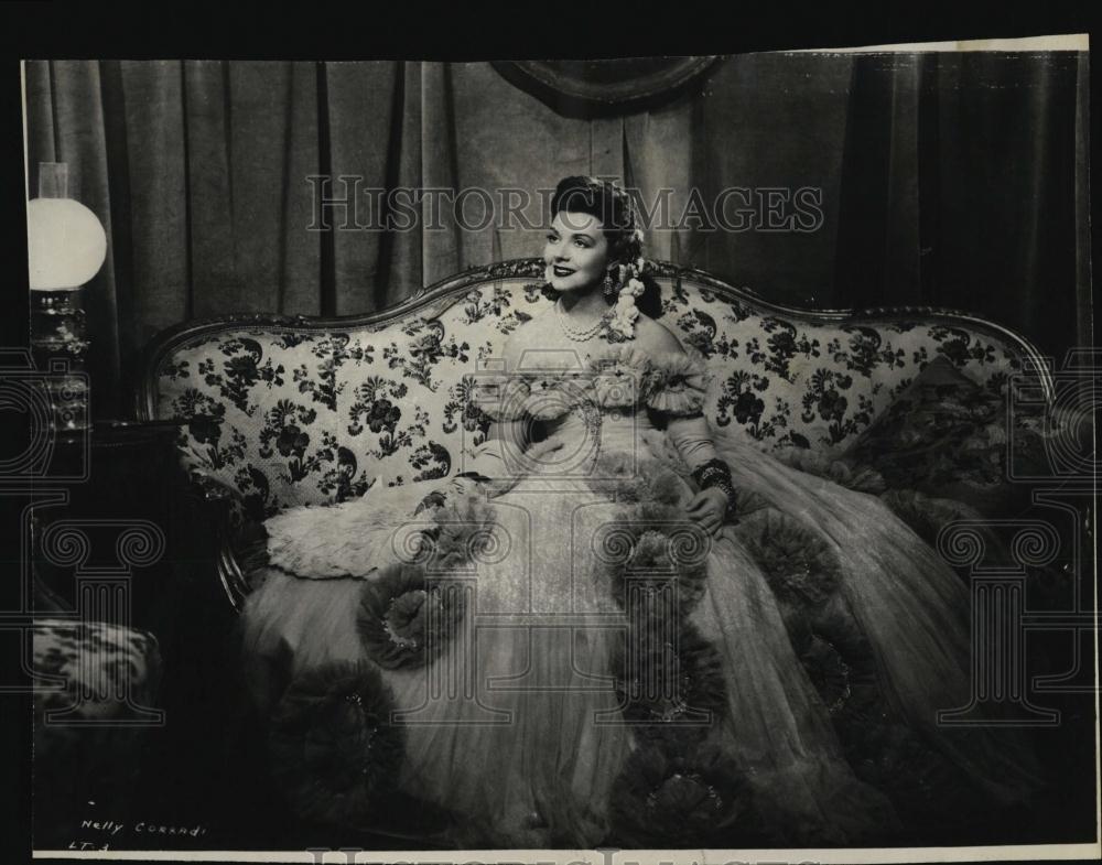 1932 Press Photo Neely Corradi in &quot;La Traviata&quot; - RSL07313 - Historic Images