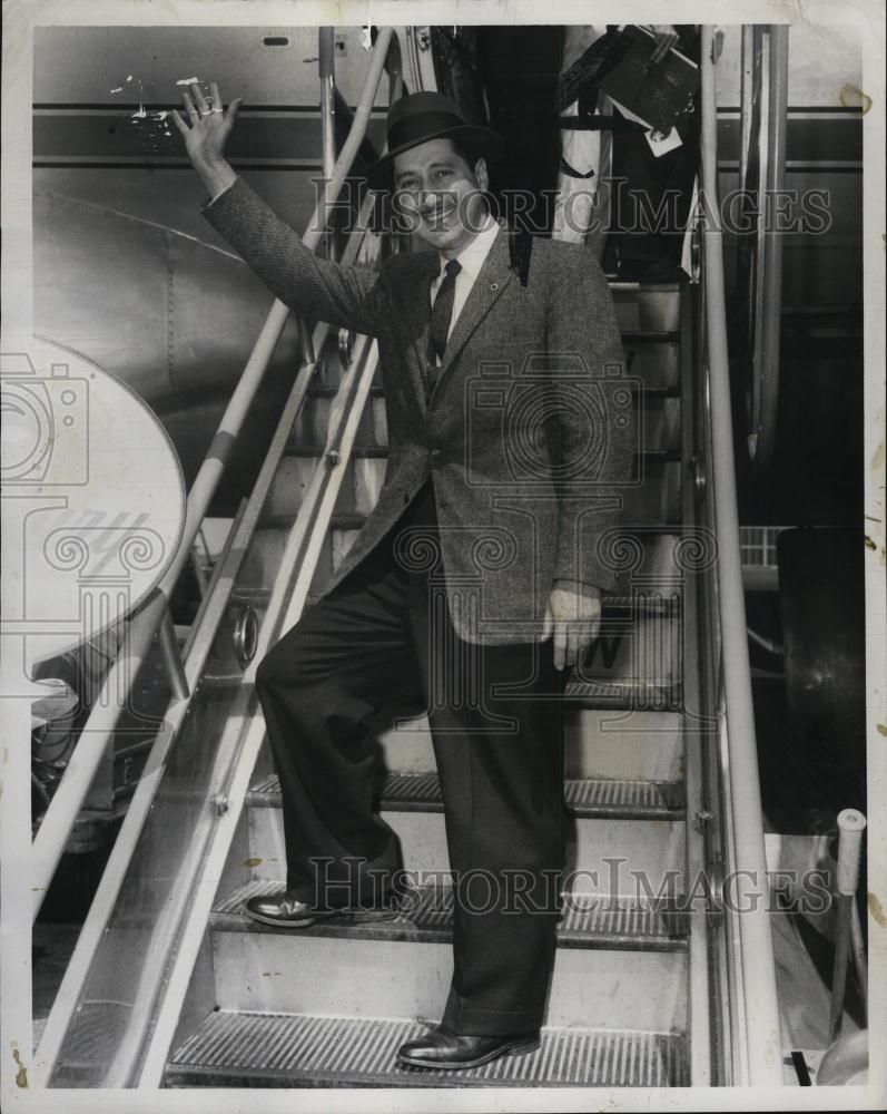 1957 Press Photo Dr Edward Zullo To Attend American Animal Hospital Assn Meeting - Historic Images