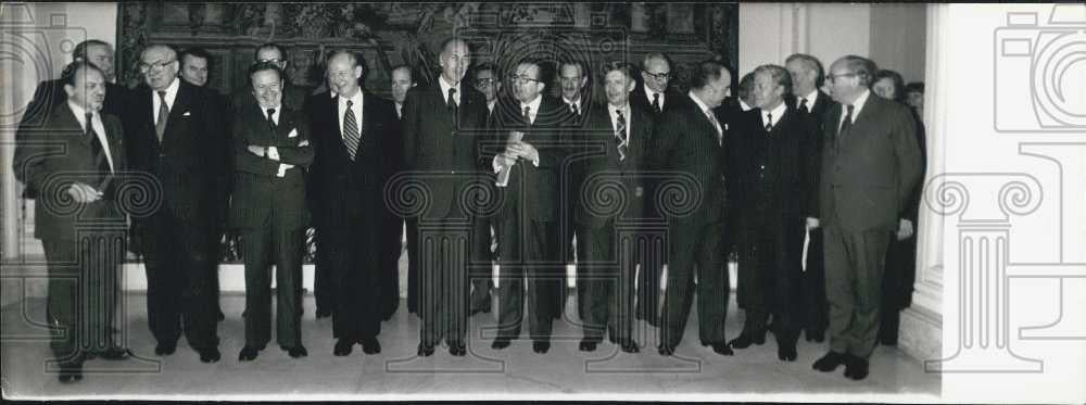 1979 Press Photo Conference of Europeans, Denmark's Jorgensen,GB's Callahan - Historic Images