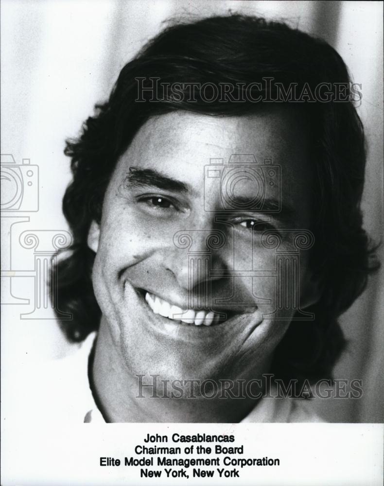 1994 Press Photo John Casablancas, Chairman of the Board, Elite Model Mgmt Corp - Historic Images