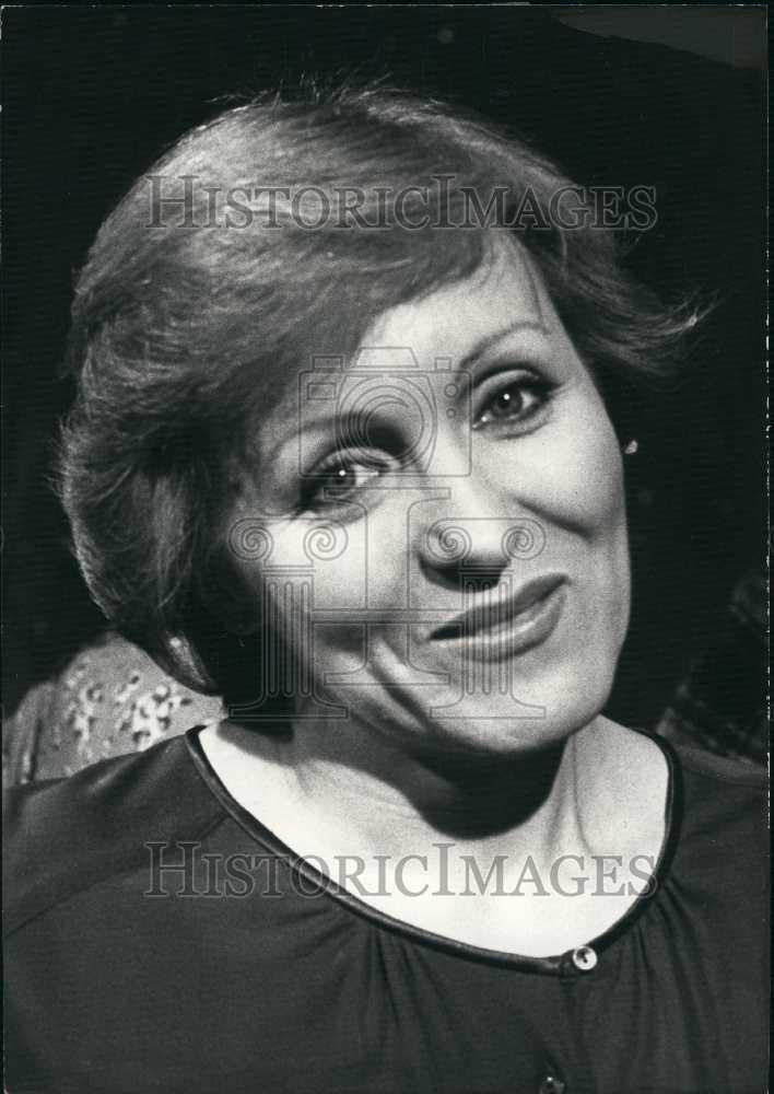 Press Photo French Singer Nicole Croisime - Historic Images