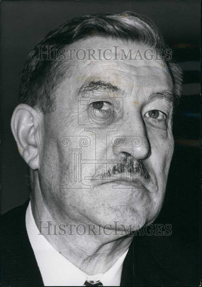 1971 Press Photo Mr Claudius Petit, French politician - Historic Images