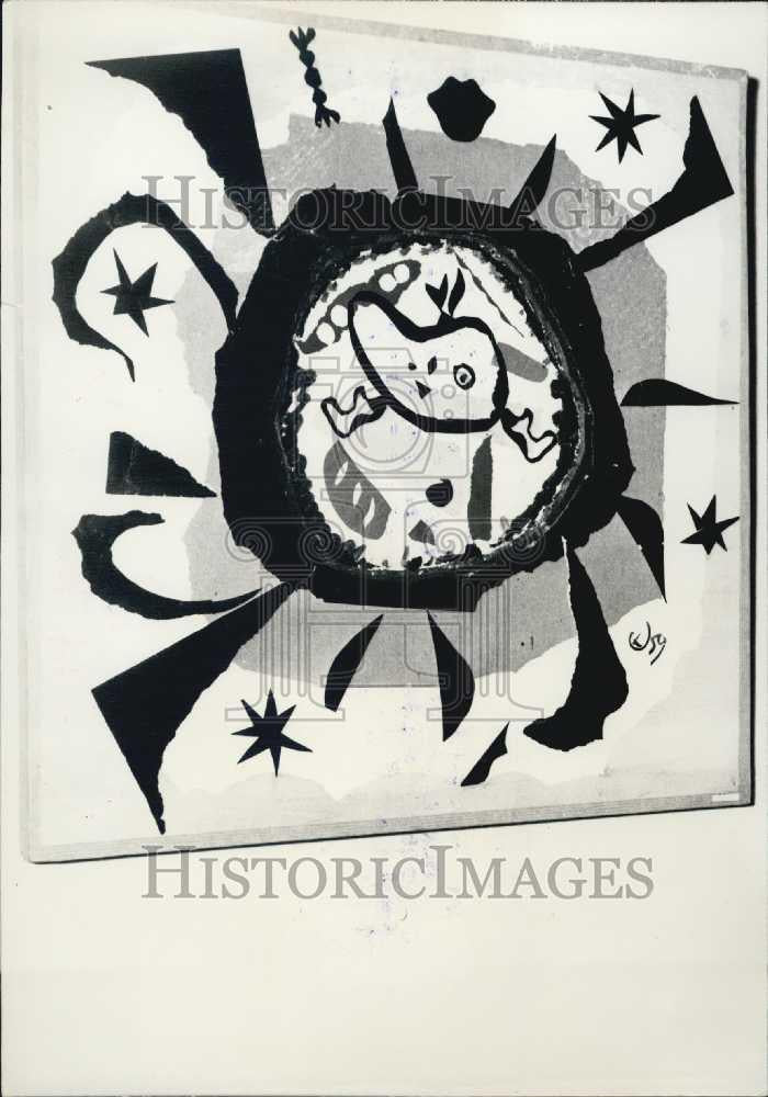 1959 Press Photo Art at Weil Gallery by Andre Malrauix - Historic Images