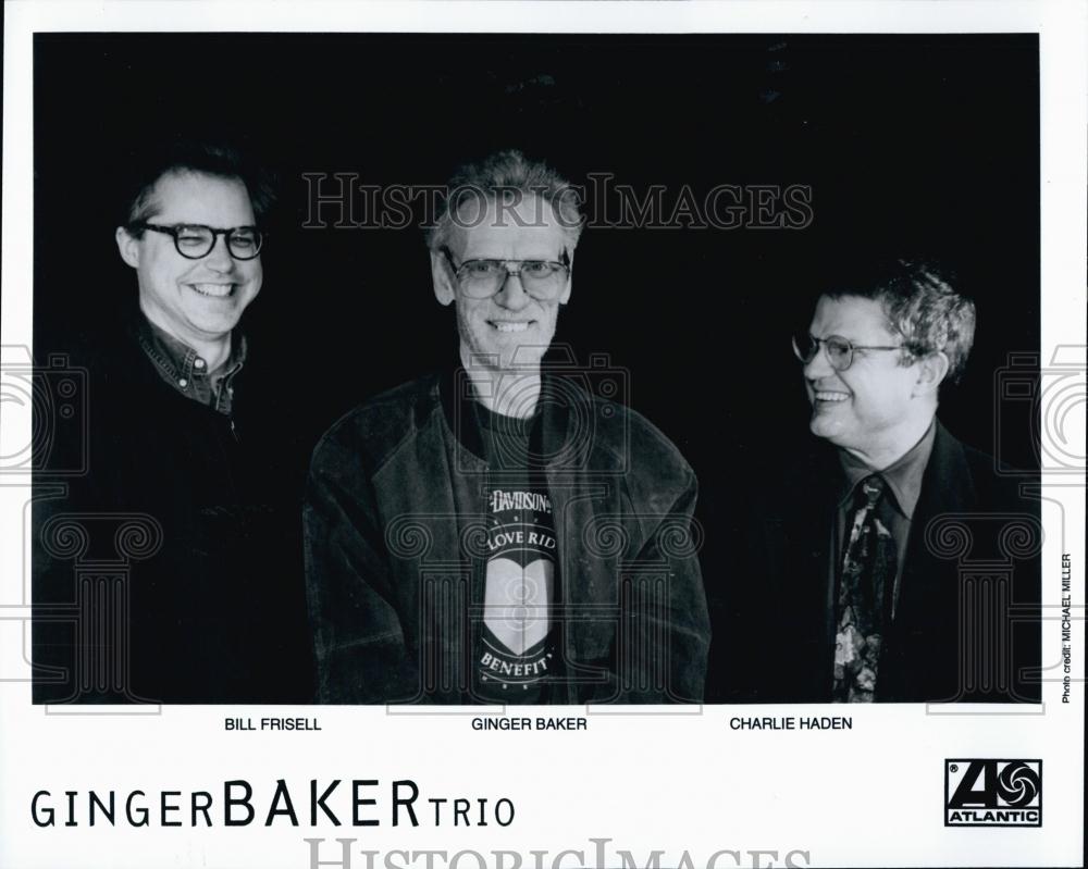 Press Photo Popular Musicians Bill,Ginger & Charlie Are "Ginger Baker Trio" - Historic Images